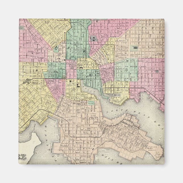 City Of Baltimore Maryland Magnet (Front)