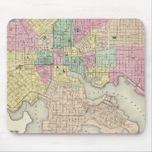 City Of Baltimore Maryland Mouse Pad