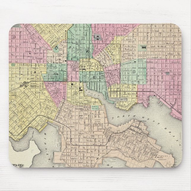 City Of Baltimore Maryland Mouse Pad (Front)