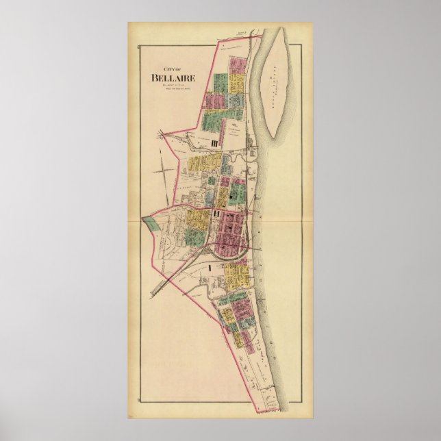 City of Bellaire, Ohio Poster (Front)