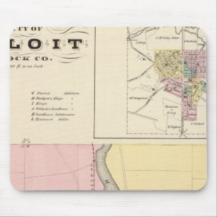City of Beloit, Rock Co and Shullsburg Mouse Pad