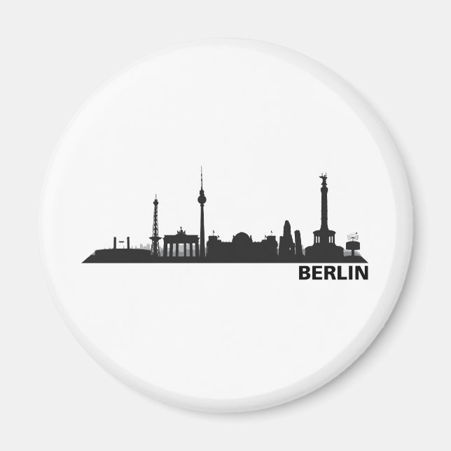 City of Berlin - Skyline 1c Magnet (Front)