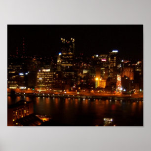 City of Black and Gold Poster