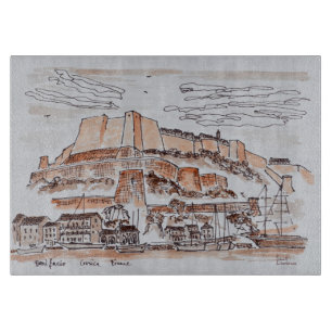 City of Bonifacio Corsica, France Cutting Board