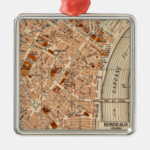 City of Bordeaux France Metal Tree Decoration