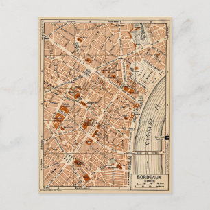 City of Bordeaux France Vintage Postcard