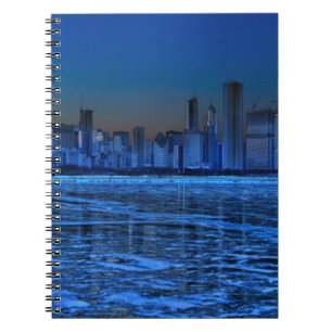 City of broad shoulders and lake Michigan Spiral Notebook