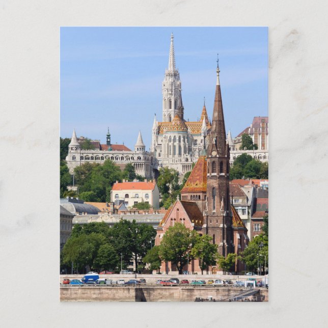 City of Budapest in Hungary Postcard (Front)