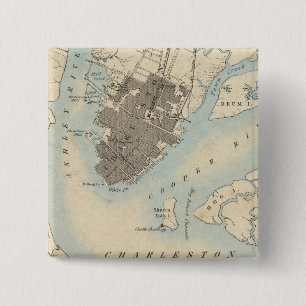 City of Charleston, South Carolina 15 Cm Square Badge