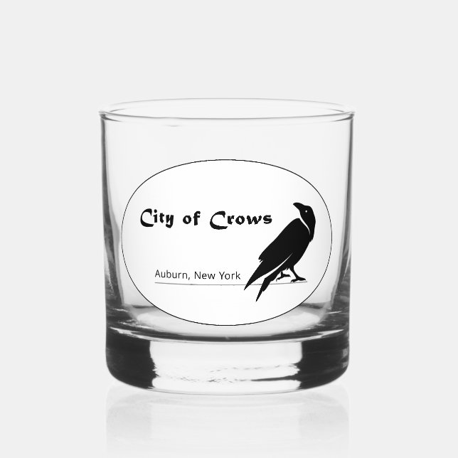 City of Crows Logo Drinkware Set Whiskey Glass (Front)