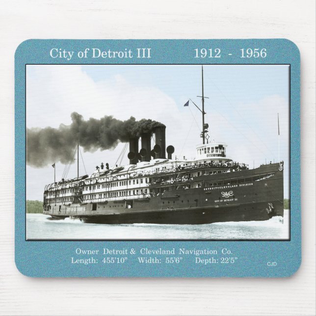 City of Detroit III mousepad (Front)