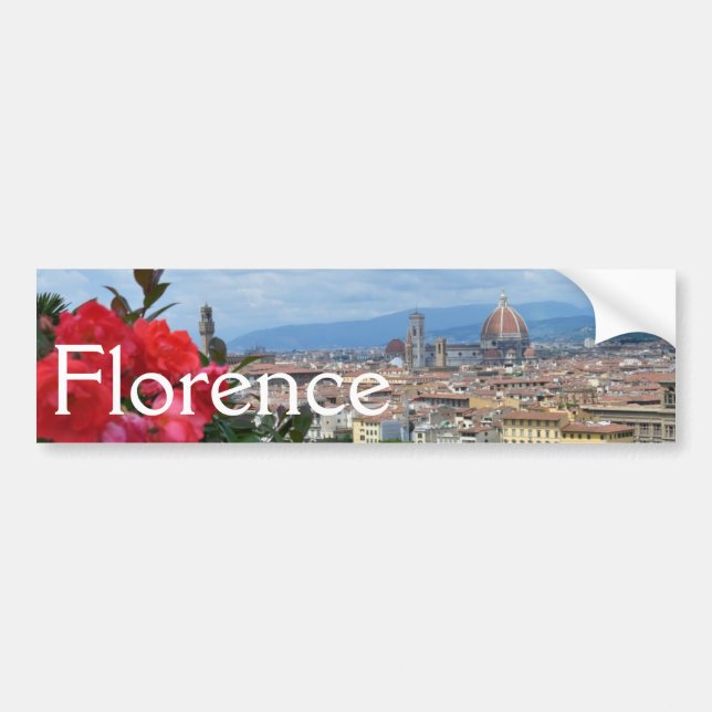 City of Florence, Italy Bumper Sticker (Front)