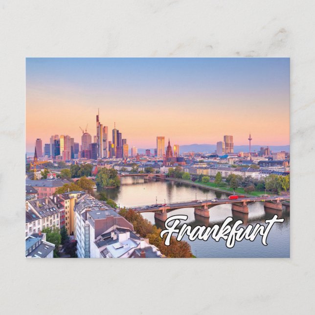 City Of Frankfurt, Germany Postcard (Front)