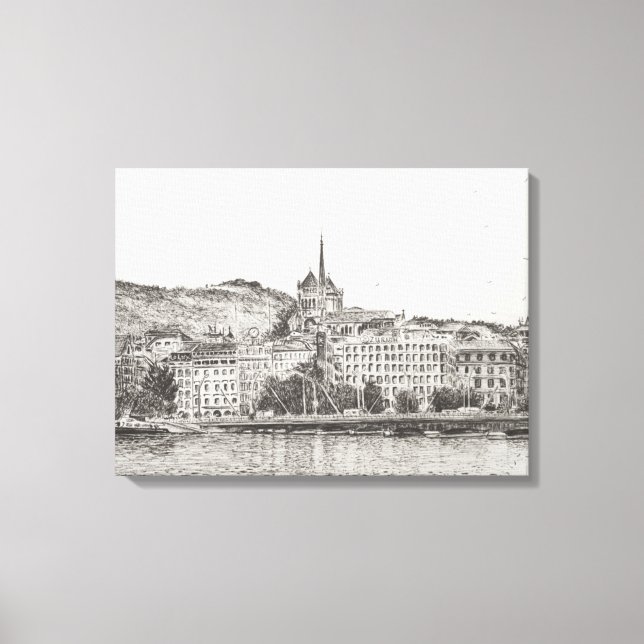 City of Geneva 2011 Canvas Print (Front)