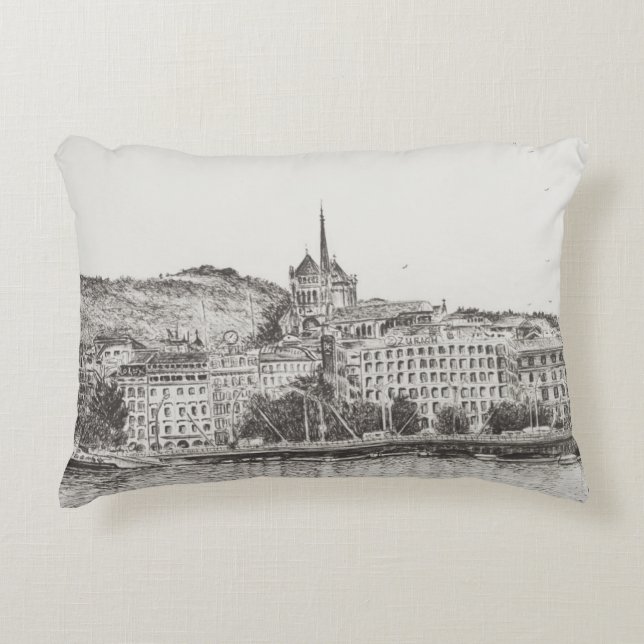 City of Geneva 2011 Decorative Cushion (Front)