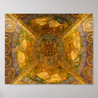 City of God Neo Byzantine mosaic cathedral ceiling