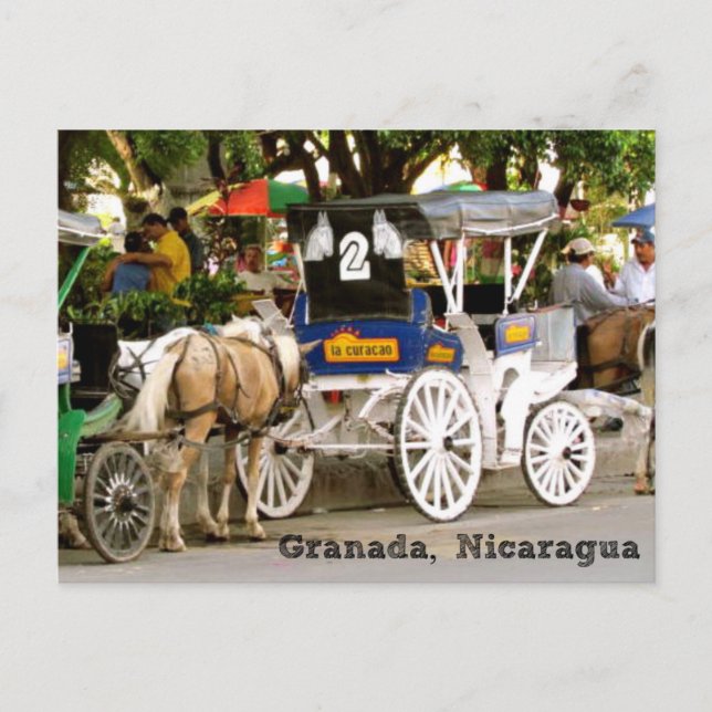 City of Granada, Nicaragua Postcard (Front)