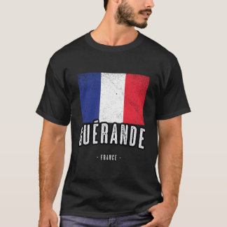 City Of Guã©Rande France Fr Flag Drapeau Franã§Ais T-Shirt