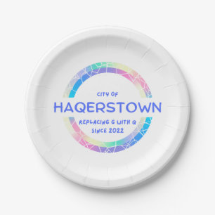 City of Hagerstown Paper Plates
