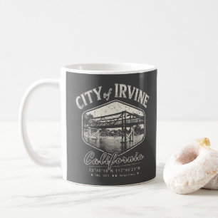 CITY OF IRVINE ORANGE CALIFORNIA VINTAGE COFFEE MUG