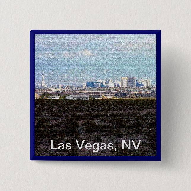 City of Las Vegas 15 Cm Square Badge (Front)
