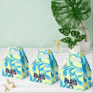 City of Lights: Bold Paris Typography Art Favour Box