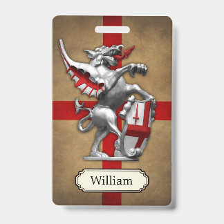 City of London Dragon Personalised ID Badge