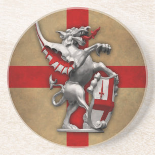 City of London Dragon Sandstone Coaster