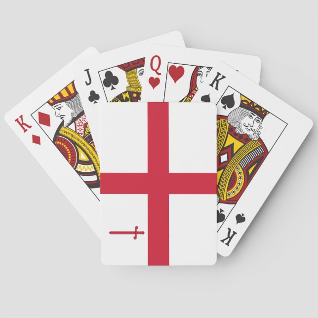 City of London Flag Playing Cards (Back)