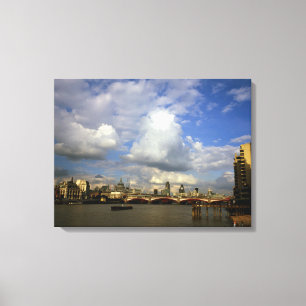 City of London in the 1990's Canvas Print