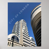 City of London | Skyscrapers in the blue sky photo