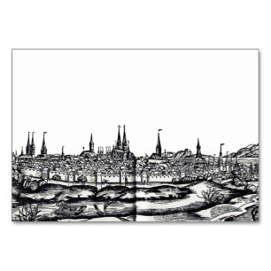 City of Lubeck in Northern Germany Table Number