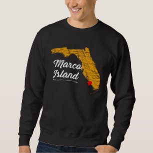 City of MARCO ISLAND FLORIDA Vacation Souvenir  Gr Sweatshirt