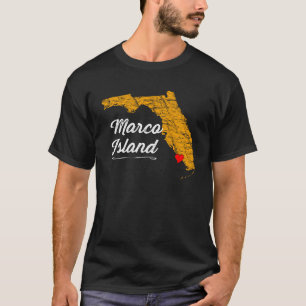 City of MARCO ISLAND FLORIDA Vacation Souvenir Gr T-Shirt