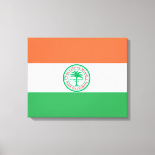 City of Miami flag Canvas Print