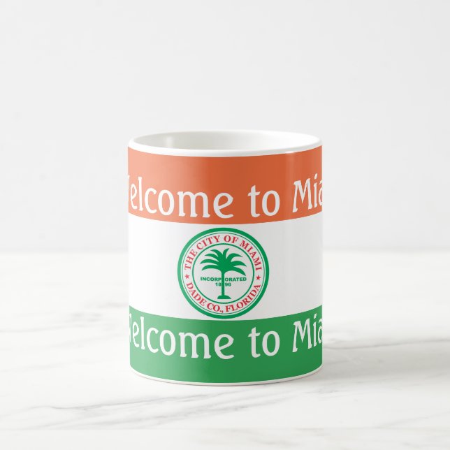 City of Miami flag Coffee Mug (Center)