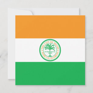 City of Miami (Florida) Flag Card