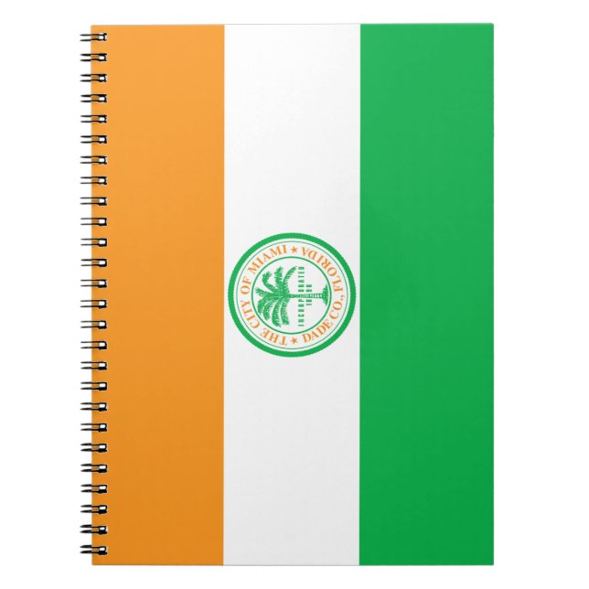 City of Miami (Florida) Flag Notebook (Front)