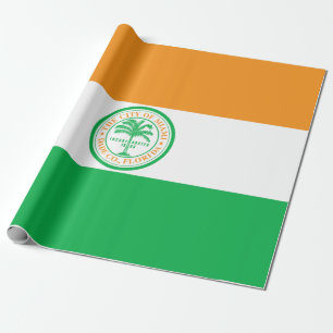 City of Miami (Florida) Flag Wrapping Paper