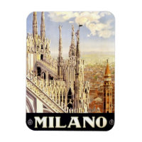 City of Milan Italian Travel Poster 1920