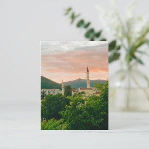 City of Mostar - Bosnia and Herzegovina  Holiday Postcard