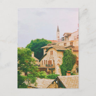 City of Mostar - Bosnia and Herzegovina Holiday Postcard
