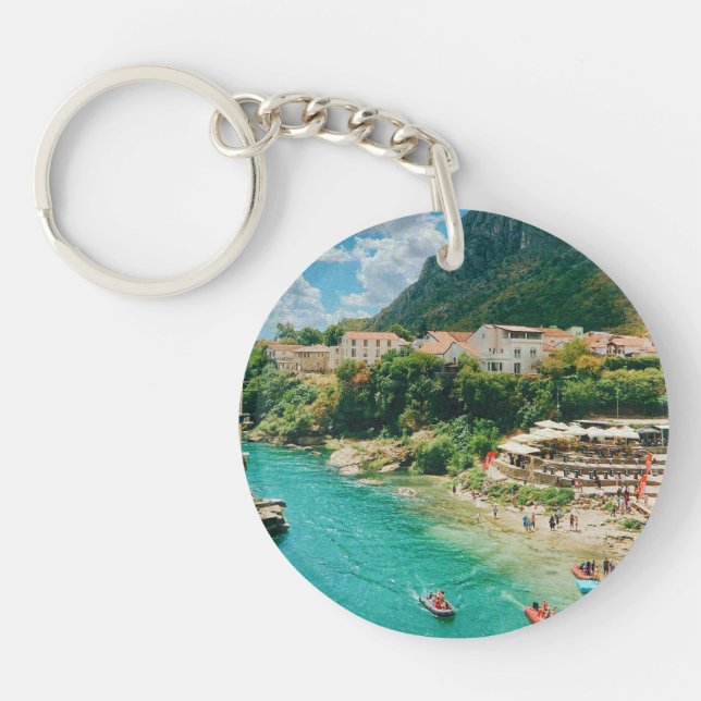 City of Mostar - Bosnia and Herzegovina Key Ring (Front)