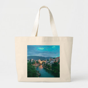 City of Mostar - Bosnia and Herzegovina Large Tote Bag