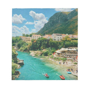 City of Mostar - Bosnia and Herzegovina Notepad