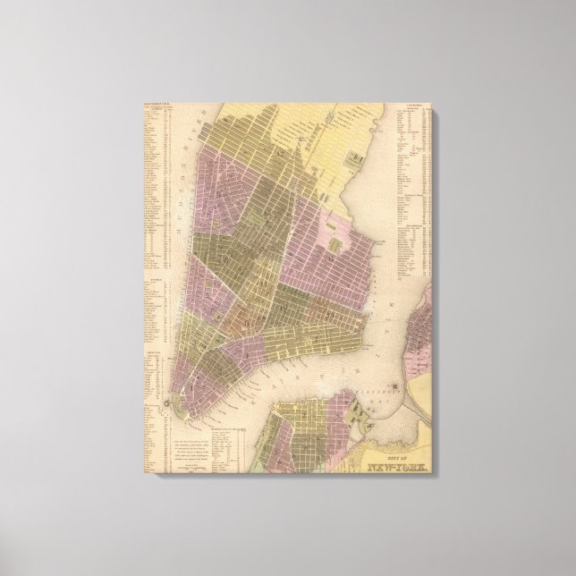 City of New York Canvas Print (Front)