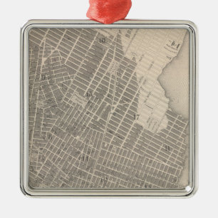 City of New York Metal Tree Decoration