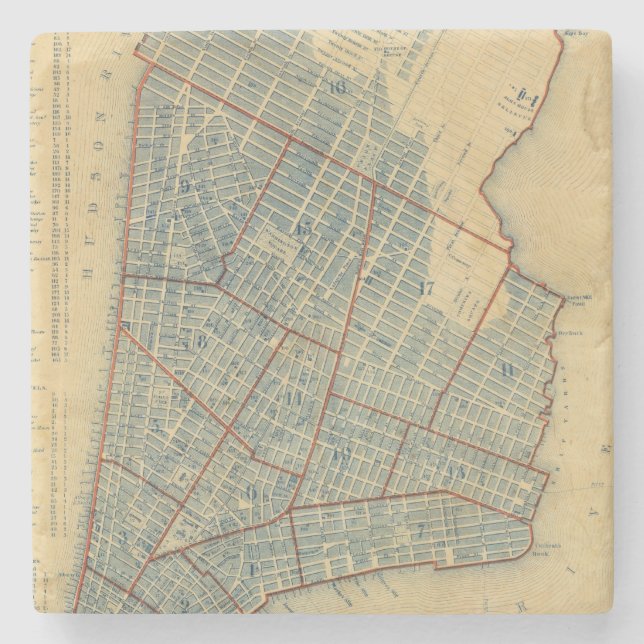 City of NewYork Stone Coaster (Front)