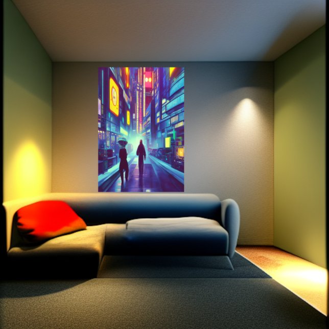 City of Nova Lux | AI Art Poster (Creator Uploaded)