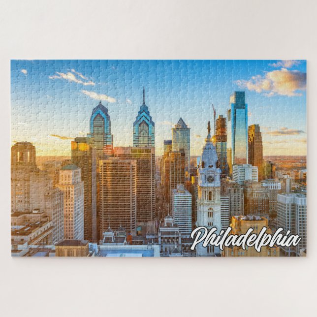 City Of Philadelphia, Pennsylvania, USA Jigsaw Puzzle (Horizontal)